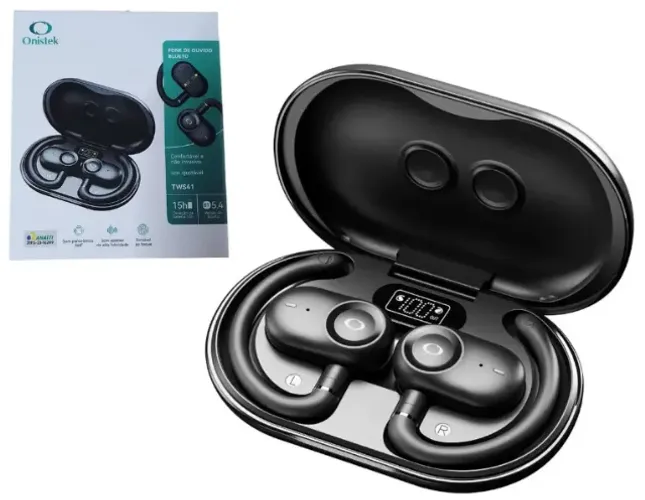 Fone De Ouvido Bluetooth Onistek ON-TWS41 5.4 Até 15hs de Som