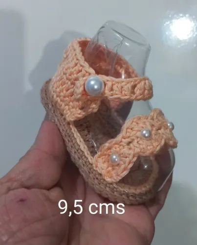 Sapatinhos para bebê em crochê 