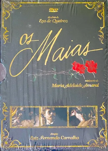 Box com 4 DVDs: Os Maias (uma adaptação da obra de Eça de Queiroz) Com Luva