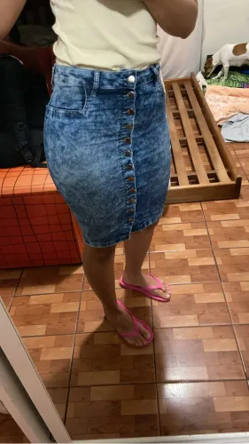 Saia jeans