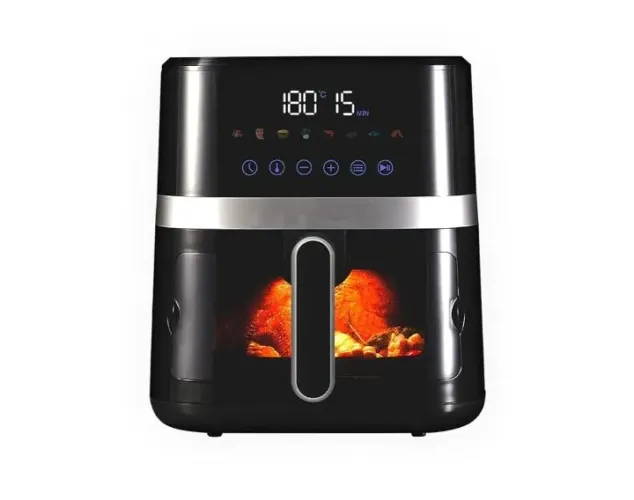 Air Fryer preta 6 litros