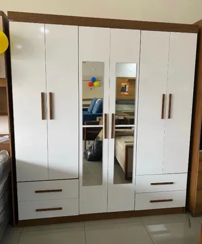 Guarda-Roupa 6 Portas Hércules 1,77m- Produto Novo Entrega Rápida