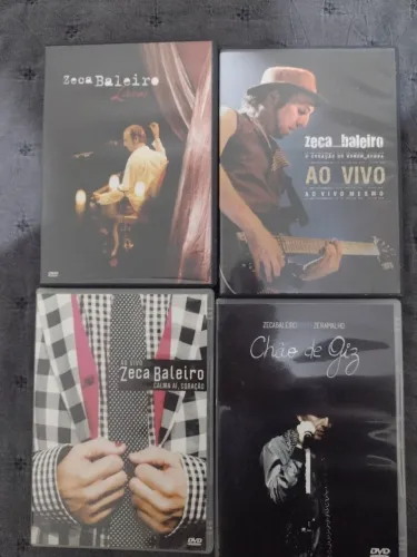 DVDs Zeca Baleiro - Vários Shows Ao Vivo
