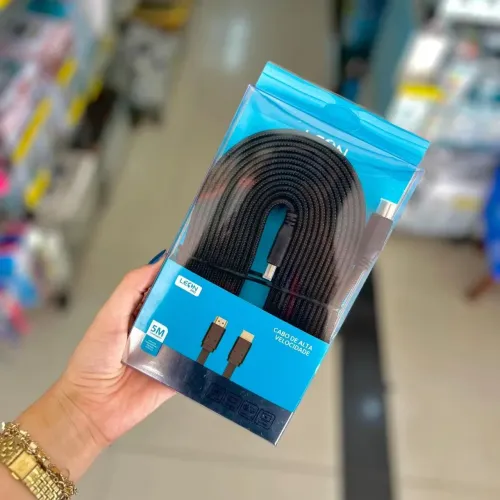 Cabo HDMI 5 Metros 2.0 4K LEON PRO MD-5M