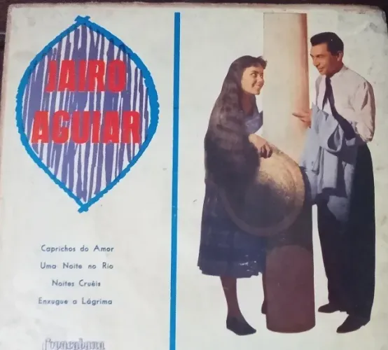 Disco de vinil do Jairo Aguiar - Edição especial para imprensa, rádio e Tv - Anos 60