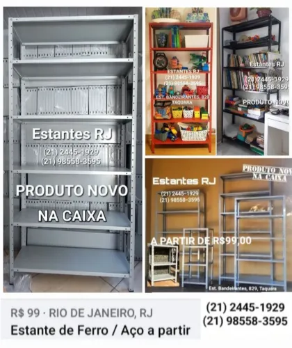 Estantes para Comércio