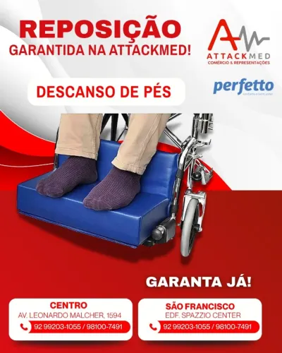 Descanso de Pés para Cadeira de Rodas Perfetto