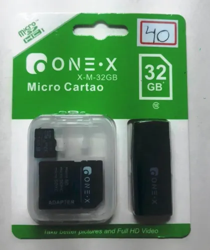 Cartão Sd 32gb com adaptadores
