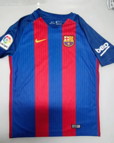 Camisa do Barcelona 16/17 - TAM:G(Infantil) - Original -Raridade!