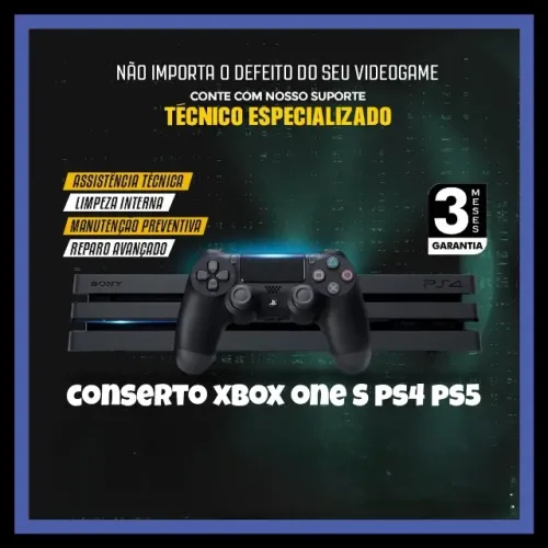 Playstation 4 manutenção e conserto