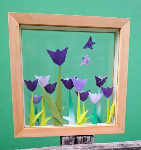 Quadro de origame
