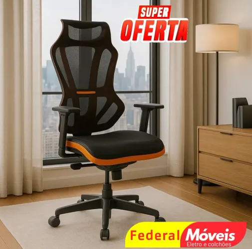 Cadeira Giratória Vizon Gamer - Perfeita para jogar ou trabalhar com comodidade!