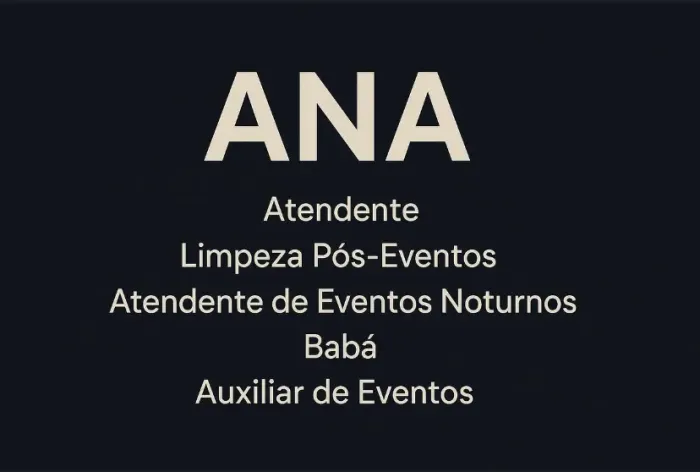 FREELANCER DISPONÍVEL AOS FINS DE SEMANA 