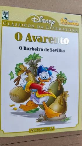 Disney Clássicos da Literatura - O Avarento - volume 27 quadrinhos editora abril