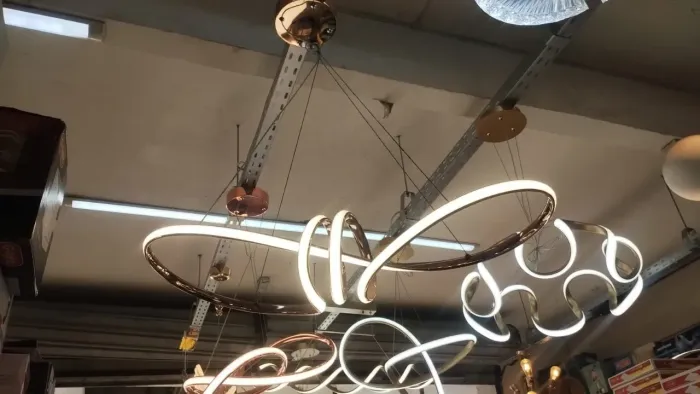 Lustre Moderno LED Design Inovador