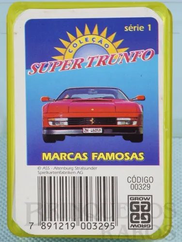 Super Trunfo Marcas Famosas Grow