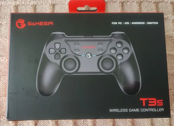 Gamesir T3s wireless controle-PC /IOS /Switch/Android-2-JOYSTICKS DUAL SHOCK(NOVOS).