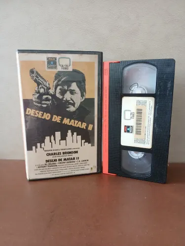 Fita Vhs Desejo de Matar 2 - Charles Bronson  - Raridade