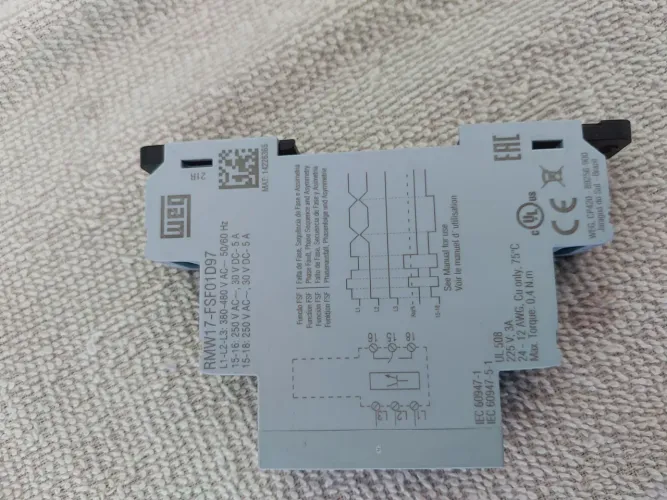 Relé Falta E Sequência De Fase Weg Rmw17-fsf01d97 220v