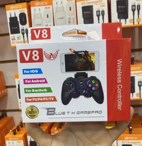 Controle Bluetooth para Celular e Computador - V8