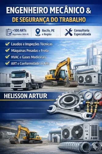 Engenheiro mecânico e segurança do trabalho 