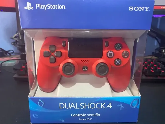 Controle Dualshock 4 | Vermelho Magma | Original | Lacrado