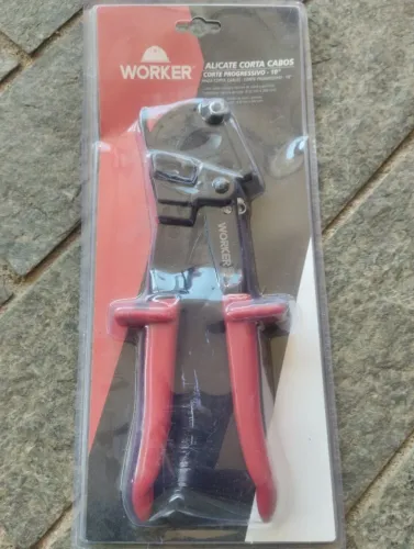 Alicate Corta Cabos Corte Progressivo 10" Worker - Novo