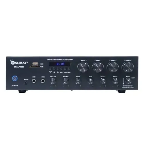 OFERTA!! ZERADO!! 50% OFF Amplificador Multifuncional Sumay SM-AP4000