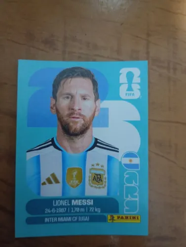 Figurinha Copa do Mundo 2026, Lionel Messi ARG 17