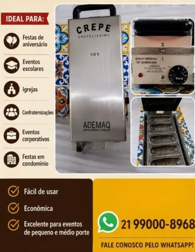 Máquina de crepe