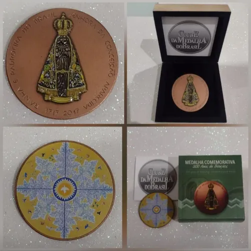 Medalha 300 anos de Bençãos, Nossa Senhora Aparecida.