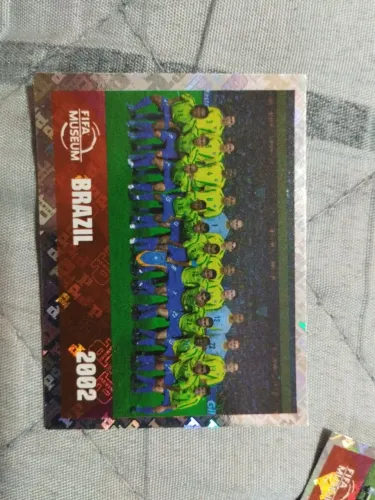 Figurinha de seleção do Brasil campeã de 2002 ?