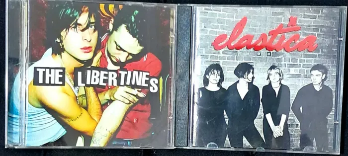 Lote 2 CDs Indie Rock: The Libertines (2004) + Elastica (1995) - Originais