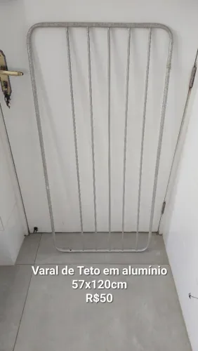 Varal de Teto - alumínio