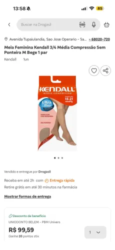 Meia de compressão