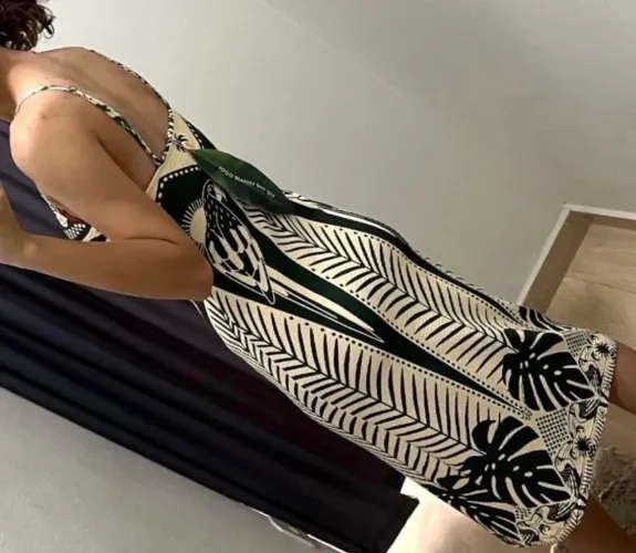 Vestido mid noite das araras