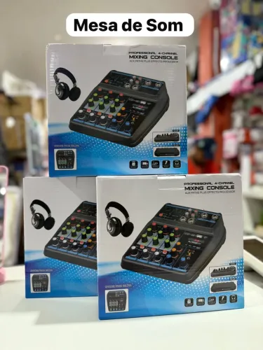 Mesa de som / console de mixagem