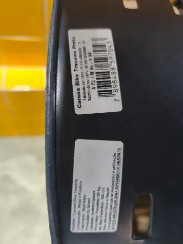 Cadeirinha traseira de bicicleta Aro 26 Tipo Caloi