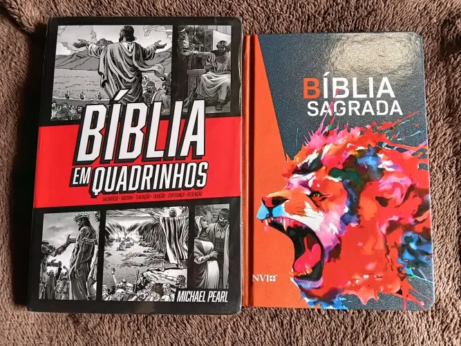 Kit Bíblia Sagrada (Livro + Quadrinhos)