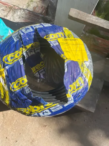 Fio Cabo Flexível 16mm 750v FlexSil Rolo de 100mts Preto cobrecom