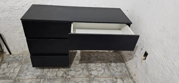 Bancada e espelho para barbearia e salão 