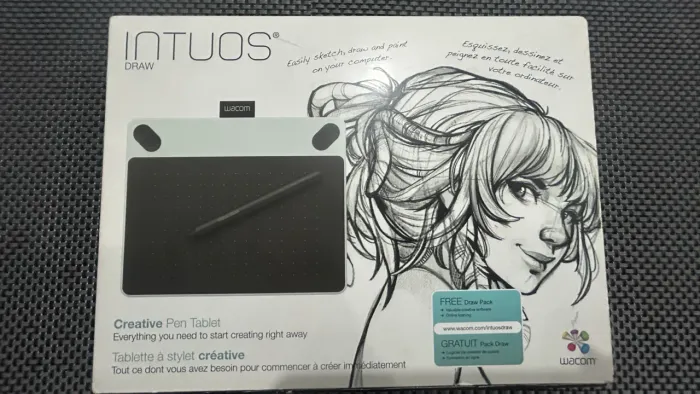 Mesa digitalizadora Wacom Intuos Draw projetada para desenho e ilustração digital.
