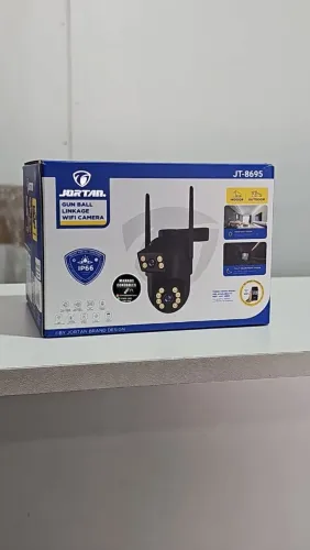 Câmera de segurança smart lente dupla visão noturna 
