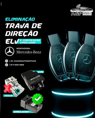 TRAVA DIREÇÃO MERCEDES