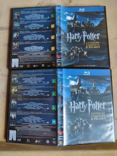 Harry Potter Box 7 Filmes Em Bluray (Falta A Pedra Filosofal)