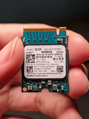 SSD NVMe M.2 2230 256GB KIOXIA - Saúde 98 + Thermal Pad | Notebooks - S Deck - ROG Ally