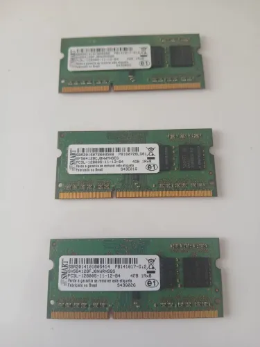 Memória Ram ddr3l 4gb Notebook - Cada