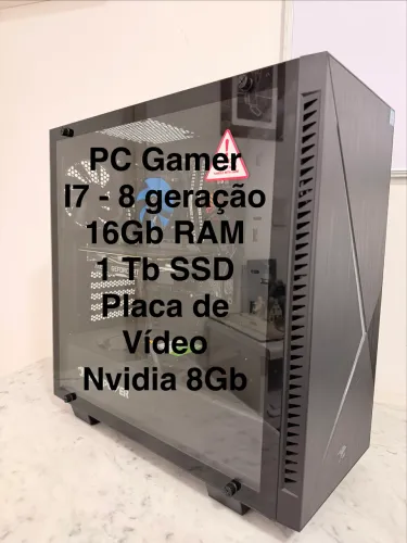 Desktop PC iBuyPower Gaming 16Gb RTX 2070 1TB SSD