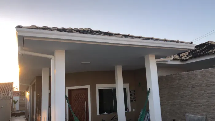 Calha residencial branco galvanizado urgente 