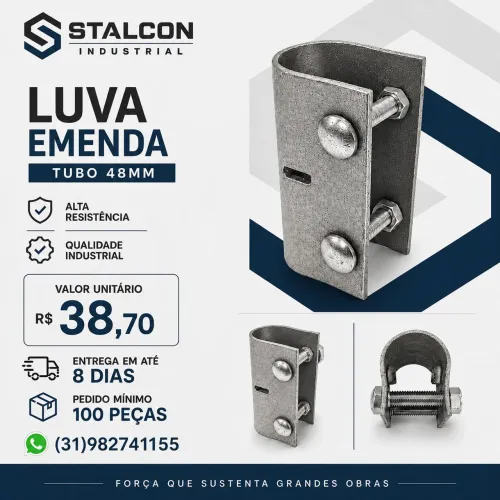 Luva Emenda Tubo 48mm